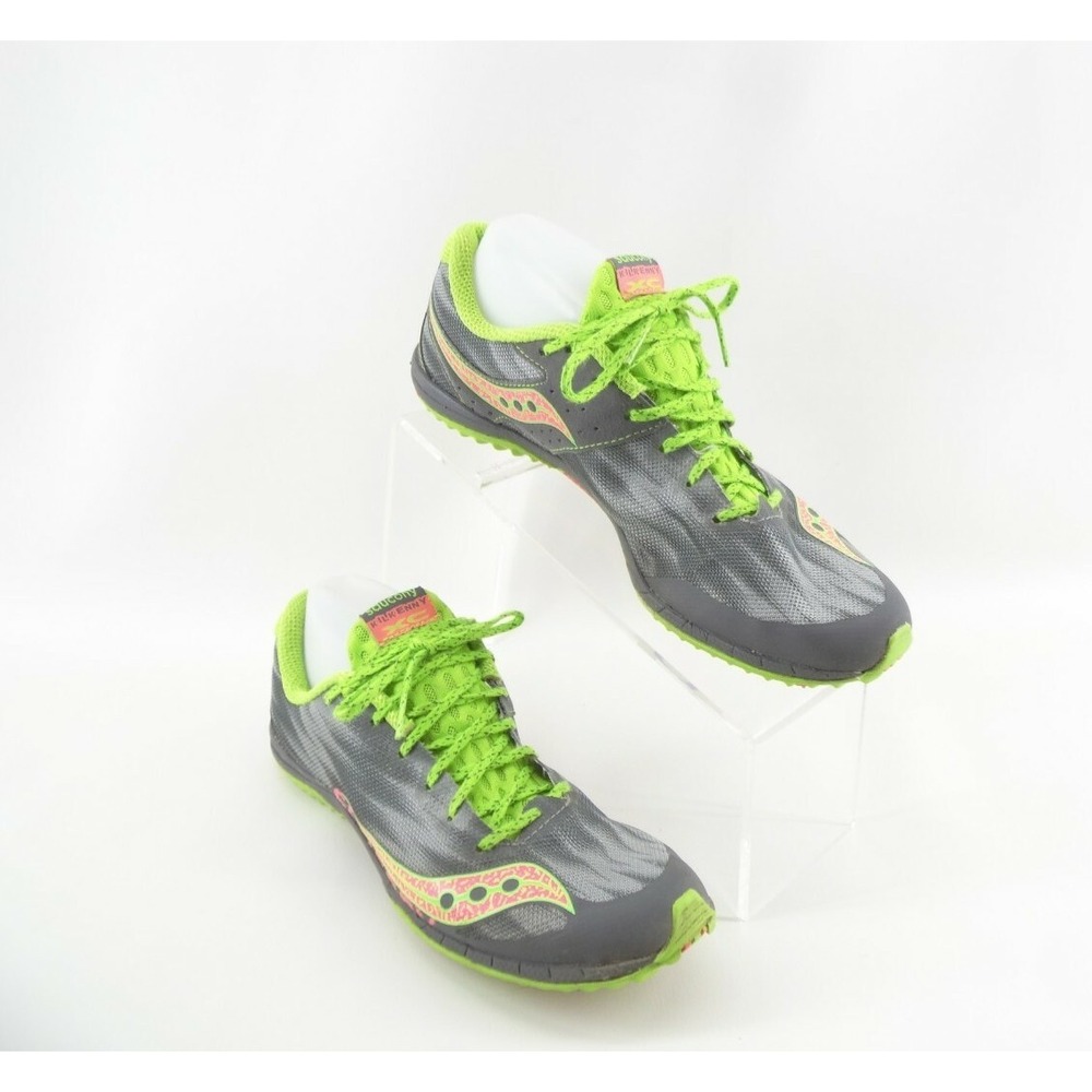 Saucony Kilkenny XC Womens Size 9.5 US Track Running S19022-3 Gray/Lime/Coral